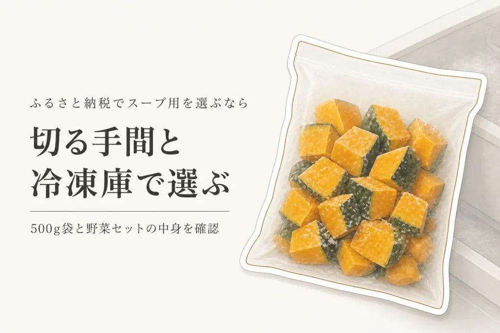 ふるさと納税のかぼちゃランキング｜レビュー数順に生かぼちゃ候補と冷凍カットを冬のスープ用に比較