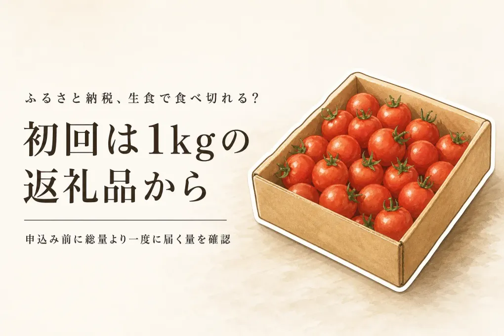 ふるさと納税のミニトマトは何kgまで？生食中心で使い切る量と定期便の選び方