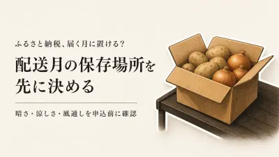 ふるさと納税のじゃがいも・玉ねぎは配送月で選ぶ？賃貸の常温保存を申込前に見直す方法