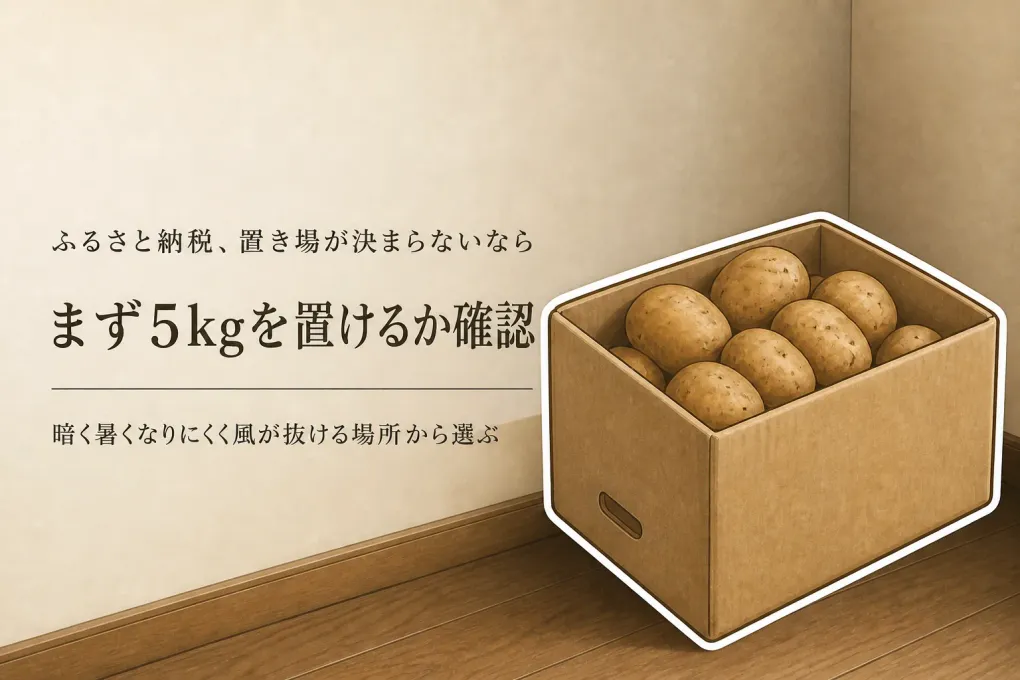 ふるさと納税のじゃがいも・玉ねぎは何kgまで？賃貸で常温保存できる量の選び方