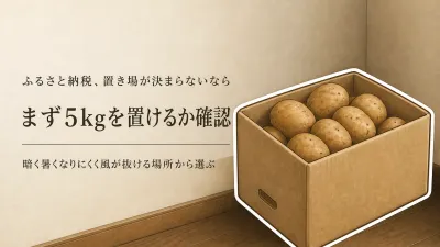 ふるさと納税のじゃがいも・玉ねぎは何kgまで？賃貸で常温保存できる量の選び方
