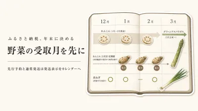 ふるさと納税の野菜先行予約と通常発送を比較｜年末に翌春までの受取時期を計画する方法